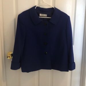 Blue blazer jacket. Size 18 never worn